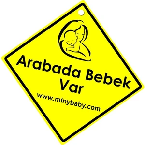 Miny Baby Arabada Bebek Var İkazı