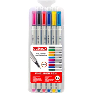 Fineliner Pen Keçeli Kalem 12'li