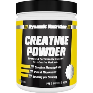 Dynamic Nutrition Creatine Monohydrate - 300 G - Aromasız - 60 Servis - %100 Saf Mikronize Kreatin Monohidrat