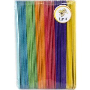 Ahşap Çubuk Renkli Geniş 15 Cm. 50'Li