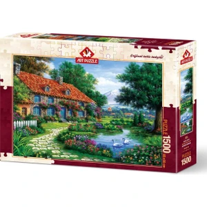 Art Puzzle Kuğulu Bahçe 1500 Parça Puzzle
