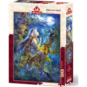 Art Puzzle 1000 Parça Düşlerimde Göl Köy Temalı Puzzle 48 x 68 cm Zorlu Eğlence