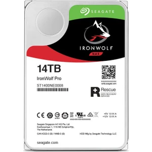 IronWolf Pro 14TB 7200RPM 256MB Cache SATA 6.0GB/s 3.5" Internal Hard Drive ST14000NE0008