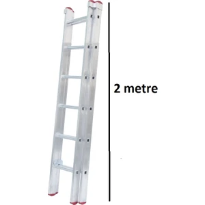 BEYKON 2+2 M TOPLAM 4 METRE ALÜMİNYUM SÜRGÜLÜ (PTT) MERDİVENİ