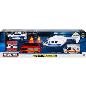Dc. 4 Araçlı Kurtarma Araçları Seti 1/64  Ölçekli