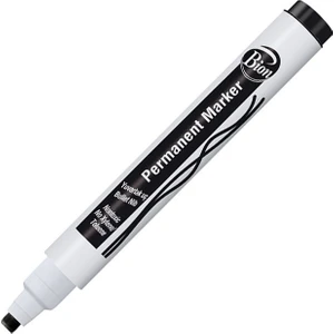 Permanent Marker 9177- Kesik Uç  Siyah 12Li