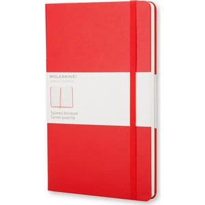 Defter Sert Kapak L Boy Kareli Scarlet Red Qp061R
