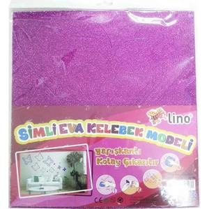 Simli Eva Kelebek Model 33X35Cm 2 Renk Ds-505