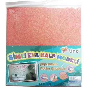Simli Eva Kalp Modeli 33X35 Cm. 2 Renk Ds-508