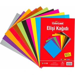 Elişi Kağıdı A4 10 Renk Poşetli Elk01