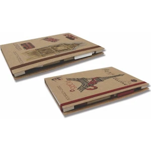 Defter 14X20 Kraft Ivory Kalemli 96Yp Kfk129Ç