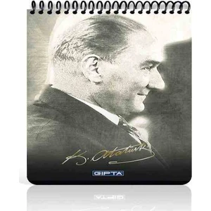 Bloknot A5 Atatürk Spr.Karton 100Yp Kar.2612