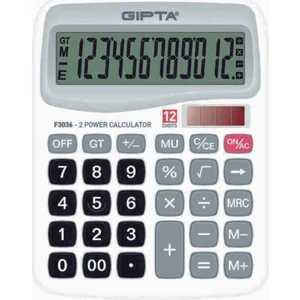 Hesap Makinası 12 Hane Masa Tipi F3036