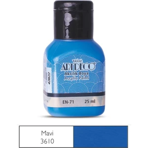 Akrilik Boya 25 Ml Mavi Y-070A-3610