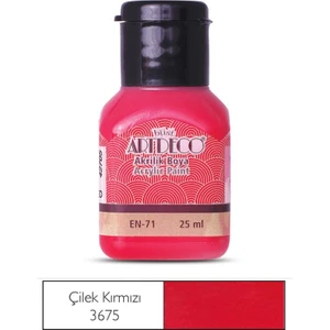 Akrilik Boya 25 Ml Çilek Kırmı Y-070A-3675