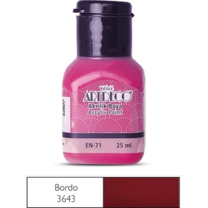 Akrilik Boya 25 Ml Bordo 070A-3643