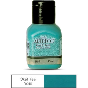 Akrilik Boya 25 Ml Oksit Yeşil 070A-3640