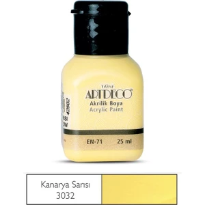 Akrilik Boya 25 Ml Kanarya Sarı 070A-3032