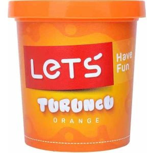 Lets Oyun Hamuru 150 Gr Neon Turuncu L8340-16