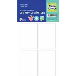 Crea Worls Ofis Etiketi 35 X 54 Boş Etiket 1191