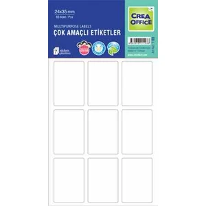 Crea Worls Ofis Etiketi 24 X 35 Boş Etiket 1193