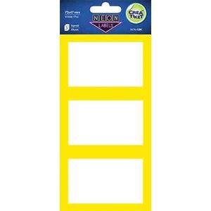 Crea Etiket Sarı Neon Etiket 1204