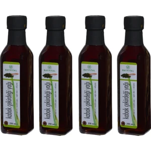 4 X 250 ml Soğuk Sıkım Kabak Çekirdeği Yağı 1 lt