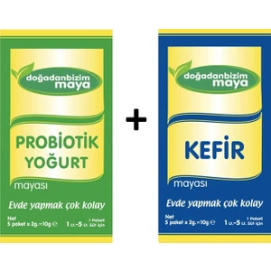 Doğadan Bizim Kefir + Probiyotik Yoğurt Maya