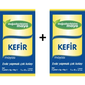 Doğadan Bizim Kefir Mayası 2'Li Set