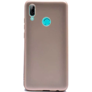 Huawei P Smart 2019 Kılıf Premier Silikon Esnek Arka Koruma Gold
