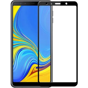 Samsung Galaxy A9 2018 Full Kapatan Renkli Cam Siyah