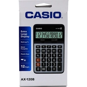 Casıo Ax-120 B/S Hesap Makinesi 12 Hane
