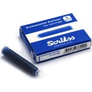 Dolma Kalem Kartuşu Mavi 6 Lı