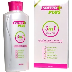Softto Plus 5İn1 Şampuan 400 ml  (Ginseng-Argan-Isırgan-Sarımsak-Zeytinyağı)