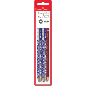 Floral Kurşun Kalem + Kırmızı Kopya Kalemi