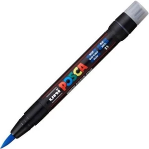 Uni Posca Pcf-350 Boyama Markörü 1-10 Mm Fırça Uç Mavi Renk
