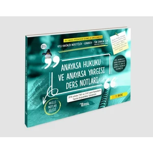 Anayasa Hukuku VeAnayasa YargısıAkıllı Ders Notları