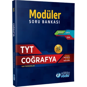 Eğitim Vadisi Yayınları TYT Coğrafya Modüler Soru Bankası