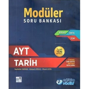 Eğitim Vadisi Yayınları AYT Tarih Modüler Soru Bankası