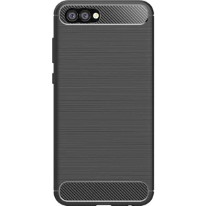 Honor View 10 Brushed Carbon Fiber Silikon Kılıf