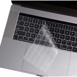 Macbook Pro 13 A1989 Touch Bar 2018 Silikon Klavye Koruması - EU