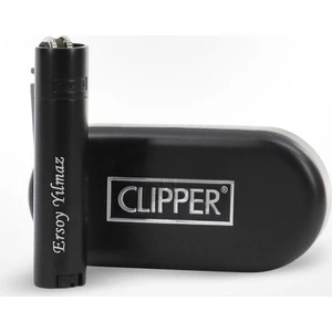 TrendBox Kişiye Özel İsim Yazılı Clipper Siyah Çakmak