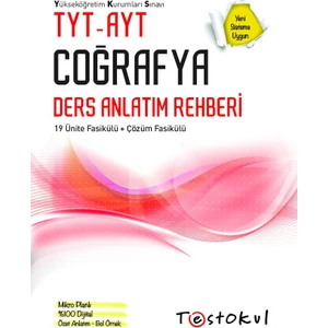 Test Okul Yayınları YKS-TYT- AYT Coğrafya Ders Anlatım Rehberi Test Okul Yayınları
