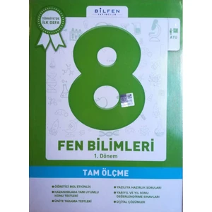 Bilfen Yayınları 8 Sınıf Fen Bilimleri Tam Ölçme