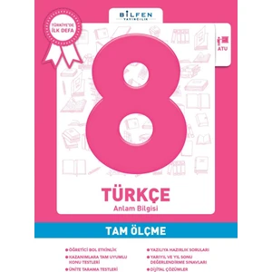 Bilfen Yayınları 8 Sınıf Türkçe Tam Ölçme
