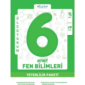 Bilfen Yayınları 6. Sınıf Fen Bilimleri Depar Yeterlilik Paketi