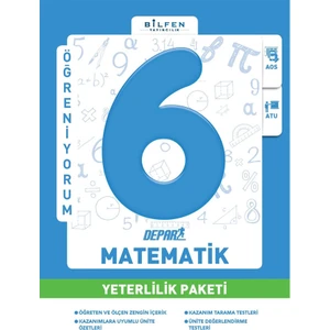 Bilfen Yayınları 6. Sınıf Matematik Depar Yeterlilik Paketi
