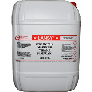 Oto Köpük Makinesi Şampuanı Konsantre 20 Kg