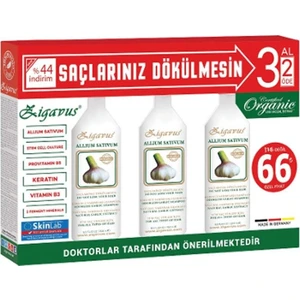 Sarımsaklı Şampuan 250ml X 3 Adet Kofre Paket