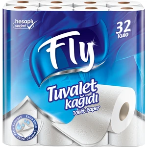 Fly Çift Katlı Naturel Tuvalet Kağıdı 32'Li
